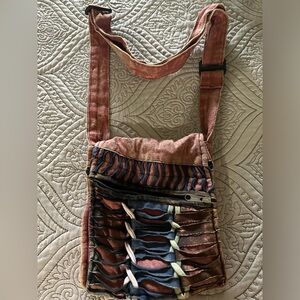 Mini Cotton Cross Body Bag